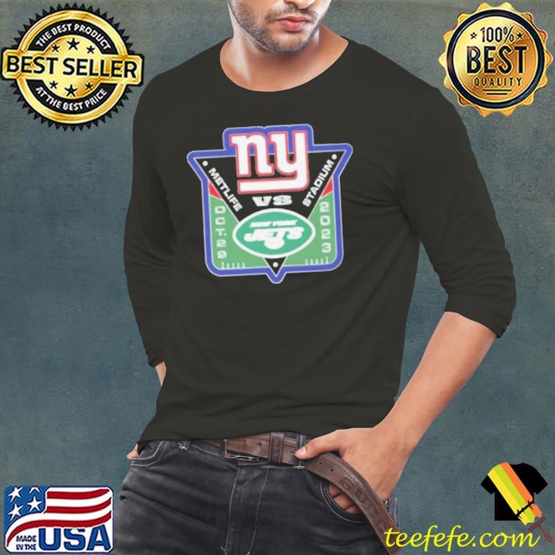New York Giants Vs New York Jets Metlife Stadium Oct 29 2023 Shirt Long Sleeve Tee New York Giants Vs New York Jets Metlife Stadium Oct 29 2023 Shirt Long Sleeve Tee