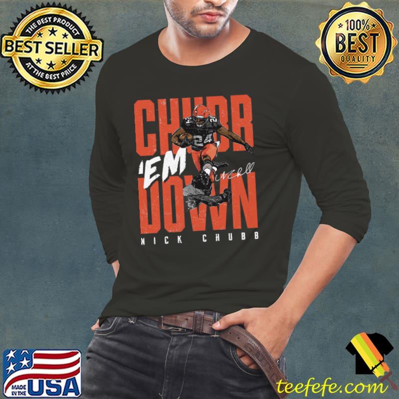 Nick Chubb T-Shirt, Cleveland Football Men's Premium T-Shirt