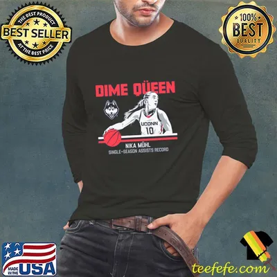 Nika Muhl Dime Queen Single Season Assists Record T-Shirt