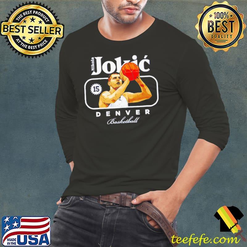 Nikola Jokic Denver Cover s Long Sleeve Tee Nikola Jokic Denver Cover s Long Sleeve Tee