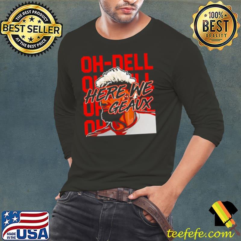 Obj Odell Beckham Jr Brown s Long Sleeve Tee Obj Odell Beckham Jr Brown s Long Sleeve Tee
