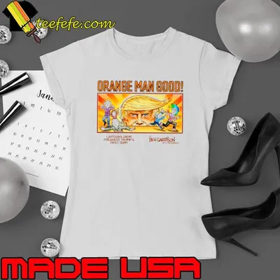 Orange man good cartoons from president trump’s first term shirt