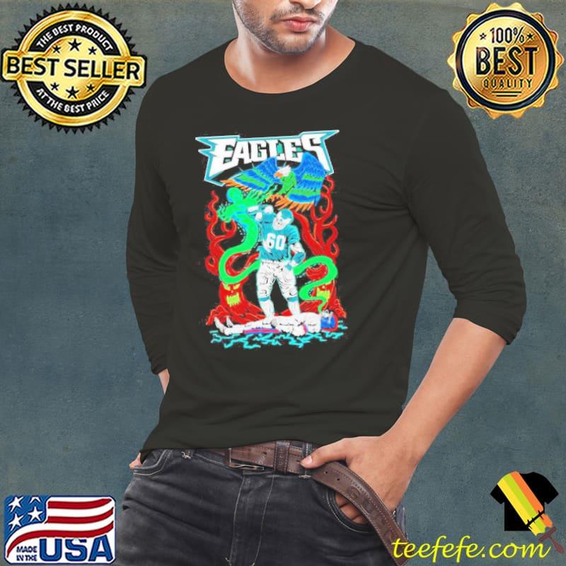 Philadelphia Eagles Jalen Hurts Skeleton Shirt Long Sleeve Tee Philadelphia Eagles Jalen Hurts Skeleton Shirt Long Sleeve Tee