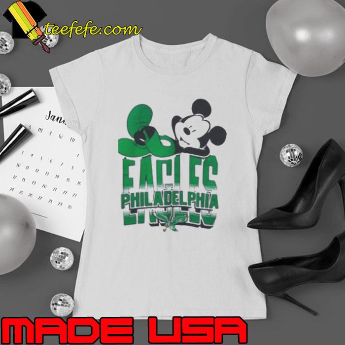 Philadelphia Eagles Mickey Mouse’s Kick s Ladies tee Philadelphia Eagles Mickey Mouse’s Kick s Ladies tee