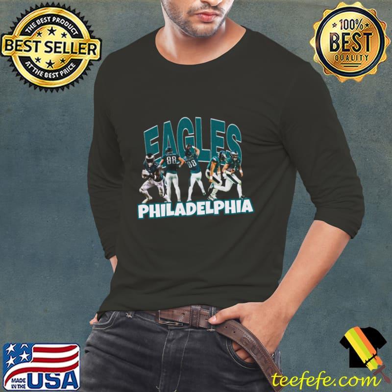 Philadelphia eagles players football 2023 season T-Shirt Long Sleeve Tee Philadelphia eagles players football 2023 season T-Shirt Long Sleeve Tee
