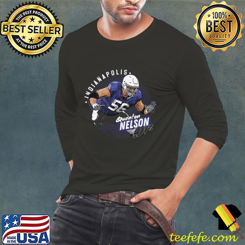 Quenton Nelson football guard Signature Indianapolis Dots T-Shirt, hoodie,  sweater, long sleeve and tank top