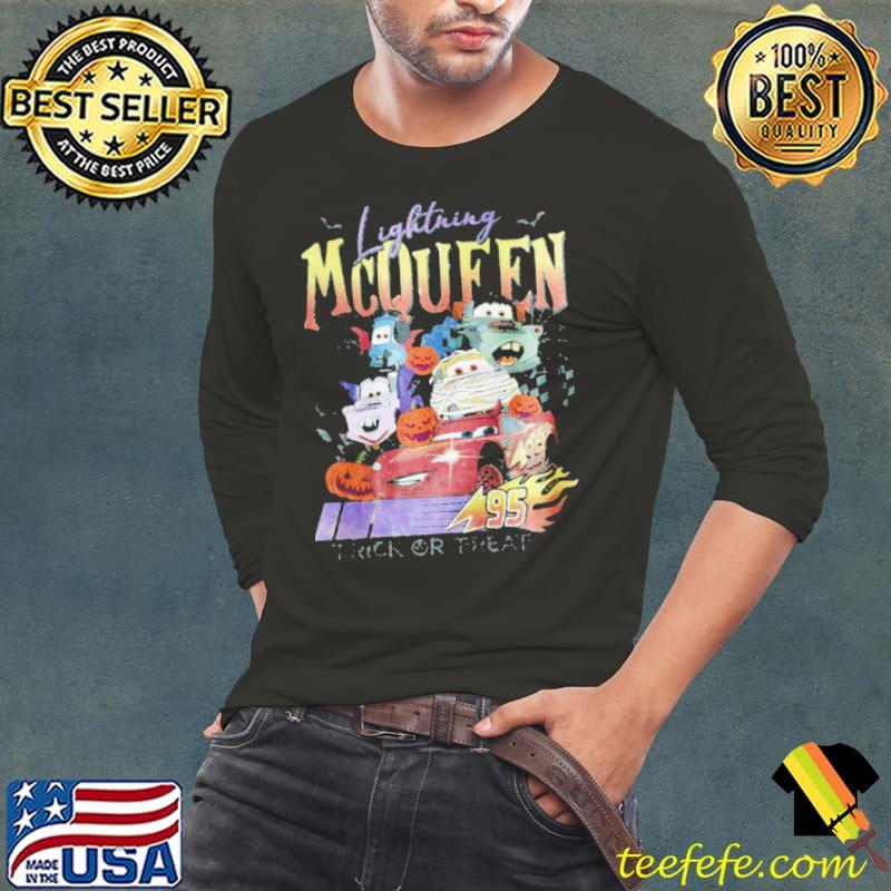 Retro Lightning Mcqueen Halloween Disneyland Christmas s Long Sleeve Tee Retro Lightning Mcqueen Halloween Disneyland Christmas s Long Sleeve Tee