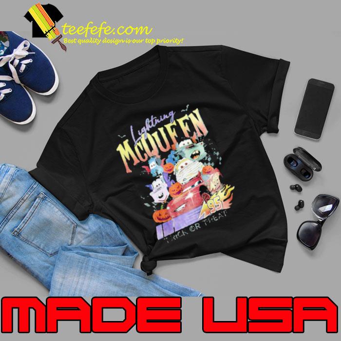 Retro Lightning Mcqueen Halloween Disneyland Christmas shirt