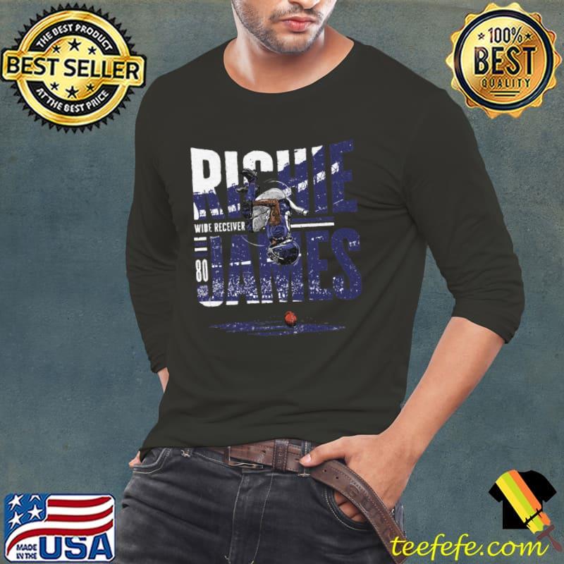 Richie James American football wide receiver New York G Flip T-Shirt Long Sleeve Tee Richie James American football wide receiver New York G Flip T-Shirt Long Sleeve Tee