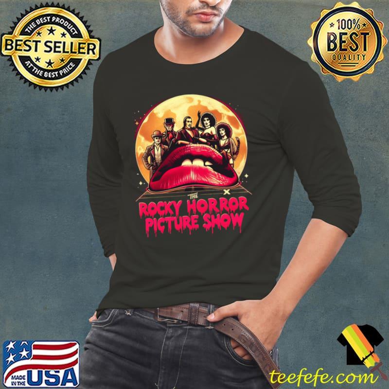 Rocky horror picture show blood moon halloween T-Shirt Long Sleeve Tee Rocky horror picture show blood moon halloween T-Shirt Long Sleeve Tee