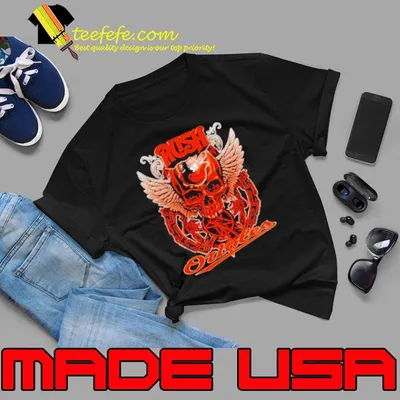 Rush Skull Wings Baltimore Orioles 2023 Shirt