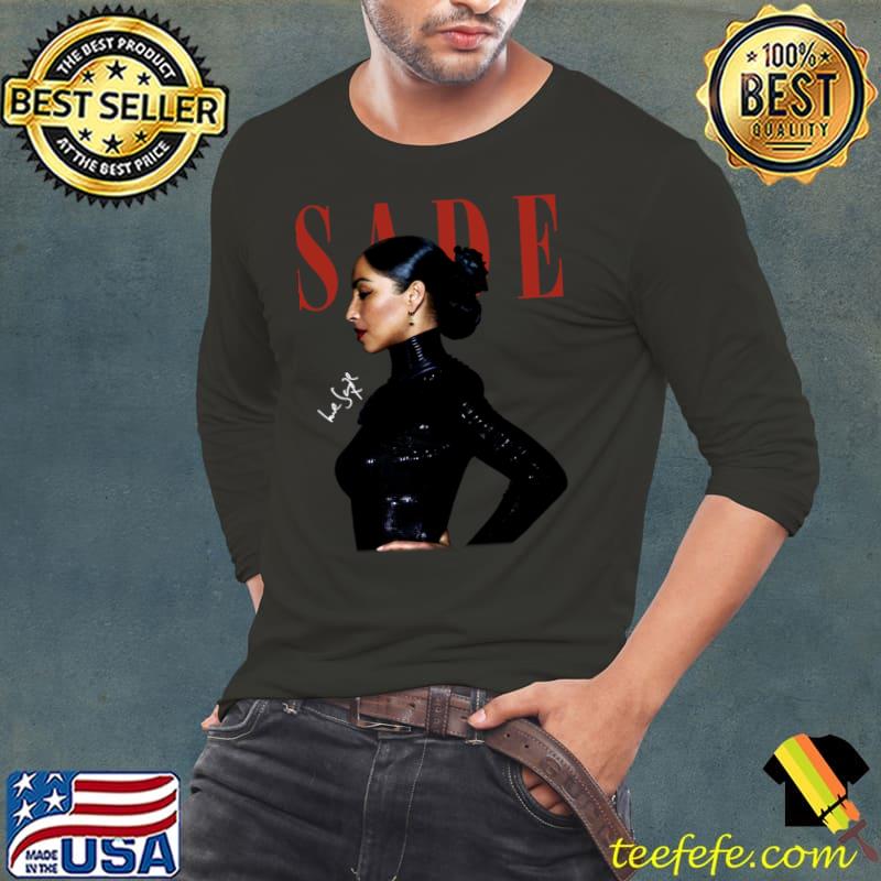 Sade Adu Diamond Life Vintage Singer Tour Concert Signature T-Shirt Long Sleeve Tee Sade Adu Diamond Life Vintage Singer Tour Concert Signature T-Shirt Long Sleeve Tee
