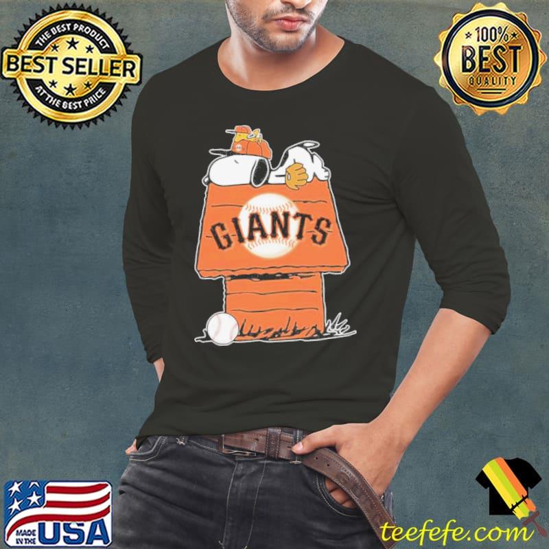 San Francisco Giants Baseball Snoopy And Woodstock The Peanuts 2022 s Long Sleeve Tee San Francisco Giants Baseball Snoopy And Woodstock The Peanuts 2022 s Long Sleeve Tee