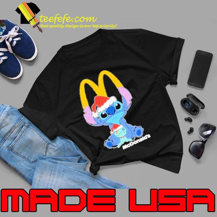 Santa baby Stitch and Scump Modronatds christmas shirt