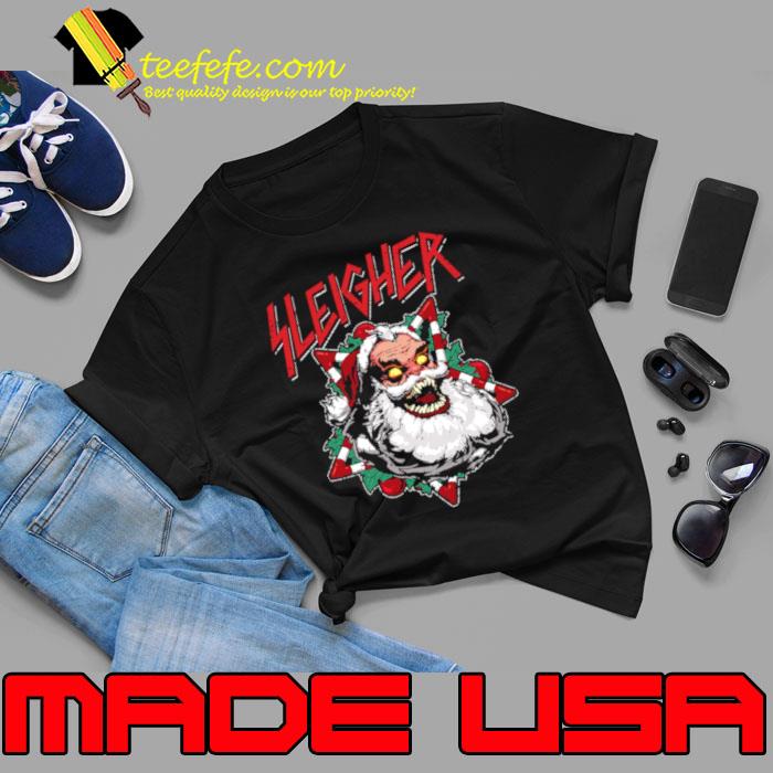 Santa Sleigher Metal Rock Christmas s Unisex Santa Sleigher Metal Rock Christmas s Unisex