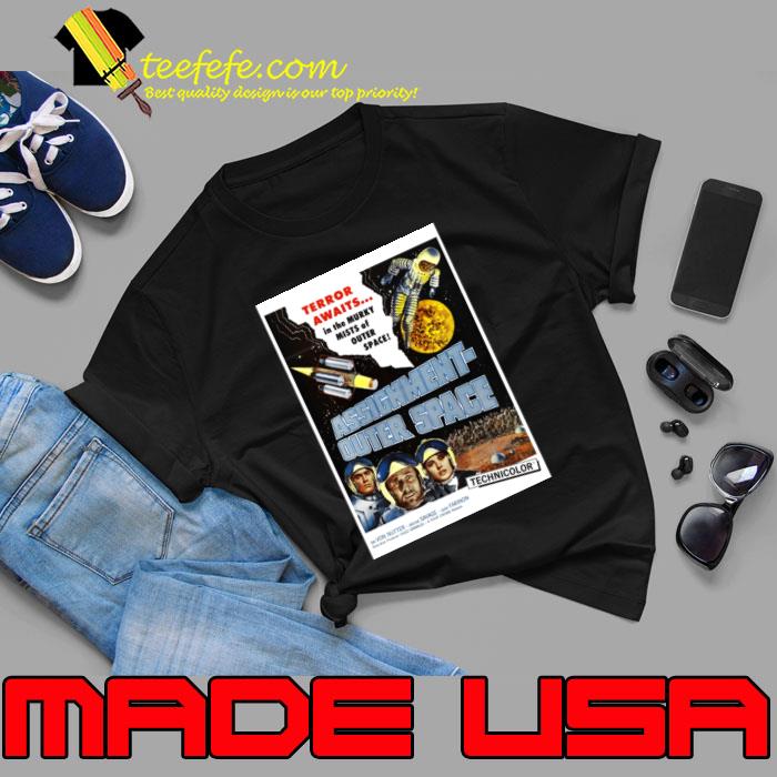 Science Fiction Movie Poster Assignment Outer Space T-Shirt Unisex Science Fiction Movie Poster Assignment Outer Space T-Shirt Unisex