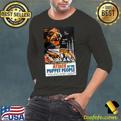 Science Fiction Movie Poster Attack of the Puppet People T-Shirt