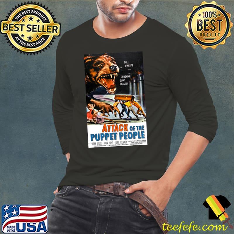 Science Fiction Movie Poster Attack of the Puppet People T-Shirt
