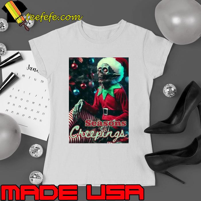 Seasons Creepings Christmas Zombie Elf Shirt