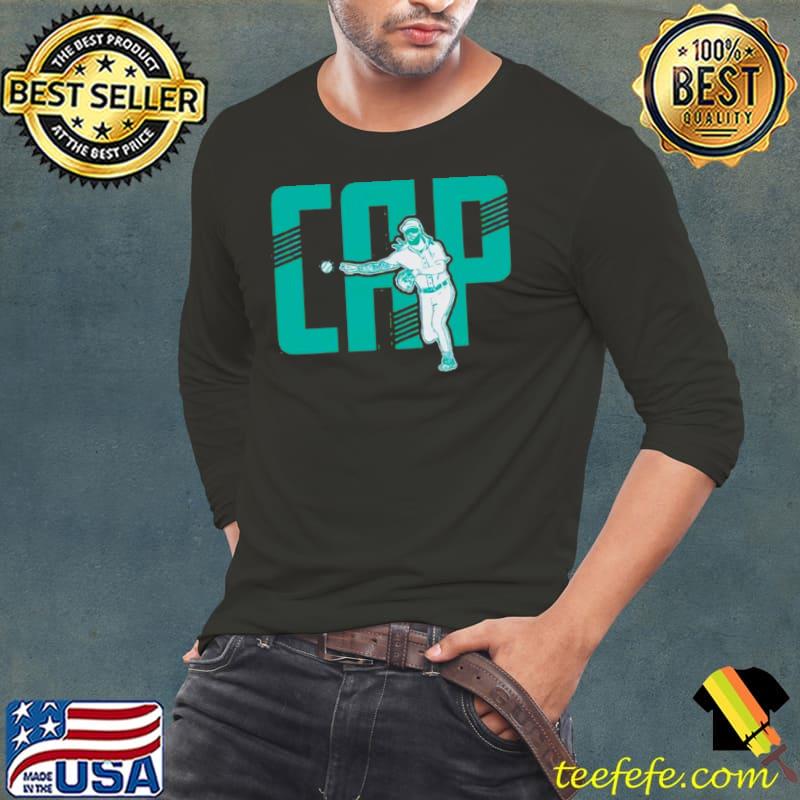 Seattle Mariners cap s Long Sleeve Tee Seattle Mariners cap s Long Sleeve Tee