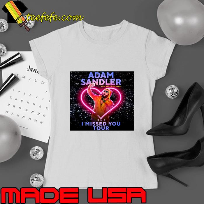 Si penyanyi Adam Sandler The Missed You Tour American actor and comedian T-Shirt Si penyanyi Adam Sandler The Missed You Tour American actor and comedian T-Shirt