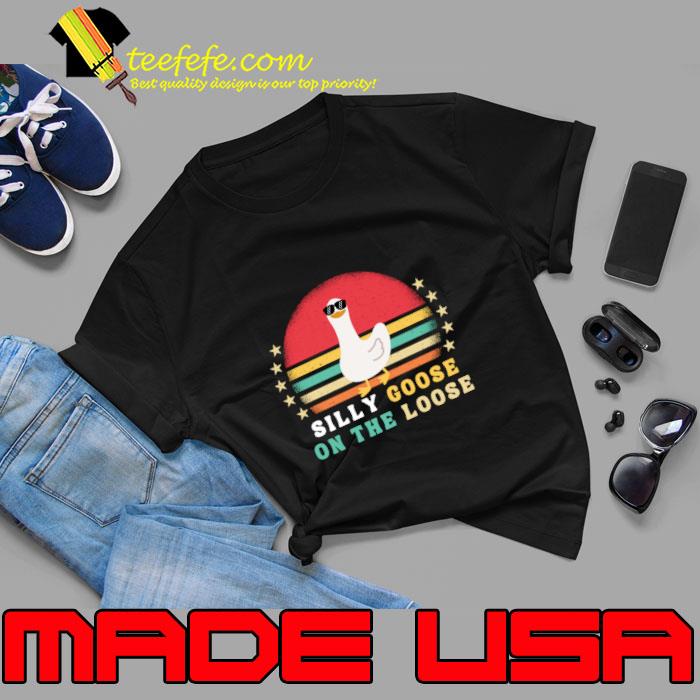 Silly Goose On The Loose Vintage Sunset Stars T-Shirt Unisex Silly Goose On The Loose Vintage Sunset Stars T-Shirt Unisex