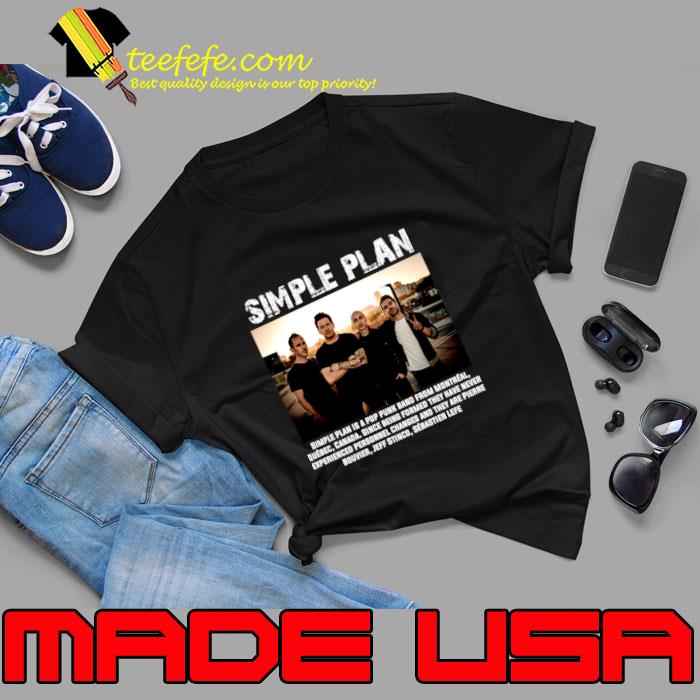 Simple plan is a pop punk band music T-Shirt Unisex Simple plan is a pop punk band music T-Shirt Unisex