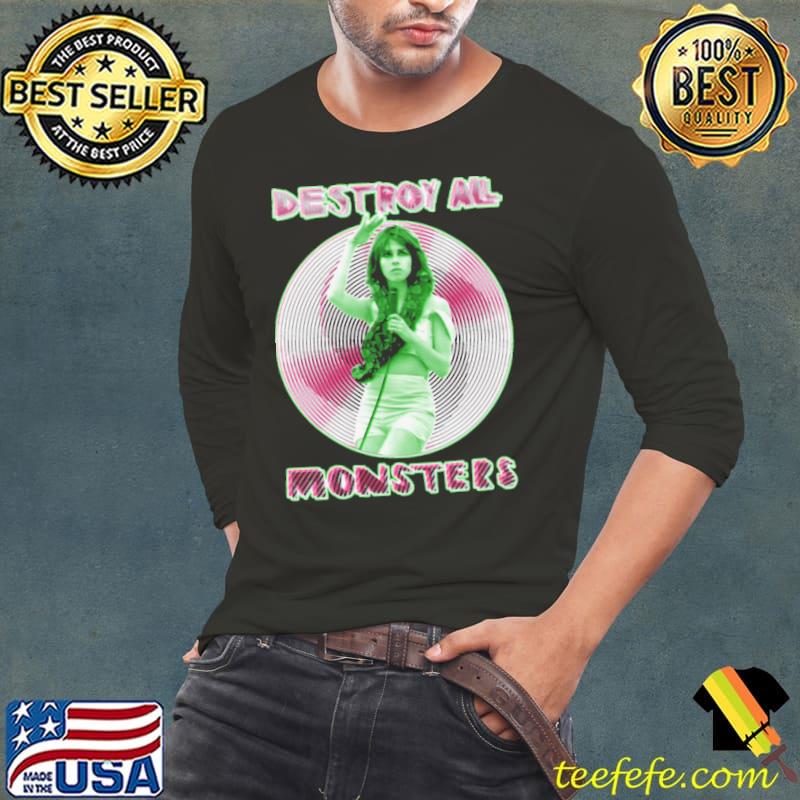 Singer Art Destroy All Monsters s Long Sleeve Tee Singer Art Destroy All Monsters s Long Sleeve Tee