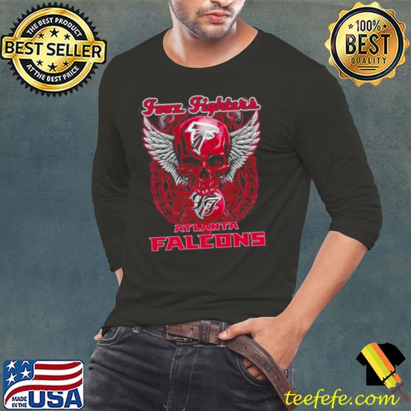 Skull Wings Fooz Fighters Atlanta Falcons Shirt Long Sleeve Tee Skull Wings Fooz Fighters Atlanta Falcons Shirt Long Sleeve Tee