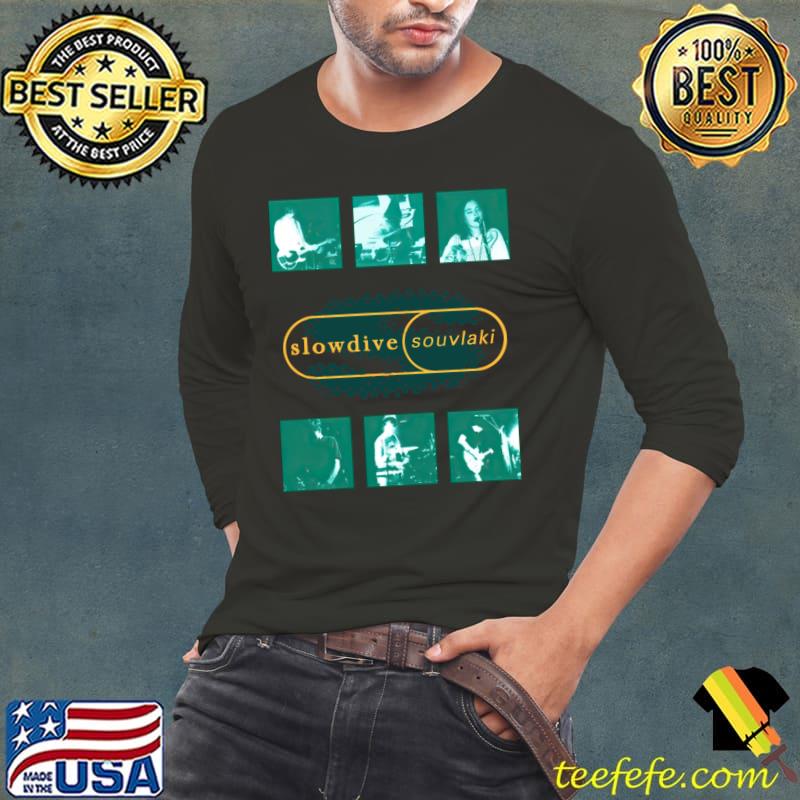 Slowdive Souvlaki 80s 90s Vintage Rock Music Band Tour T-Shirt