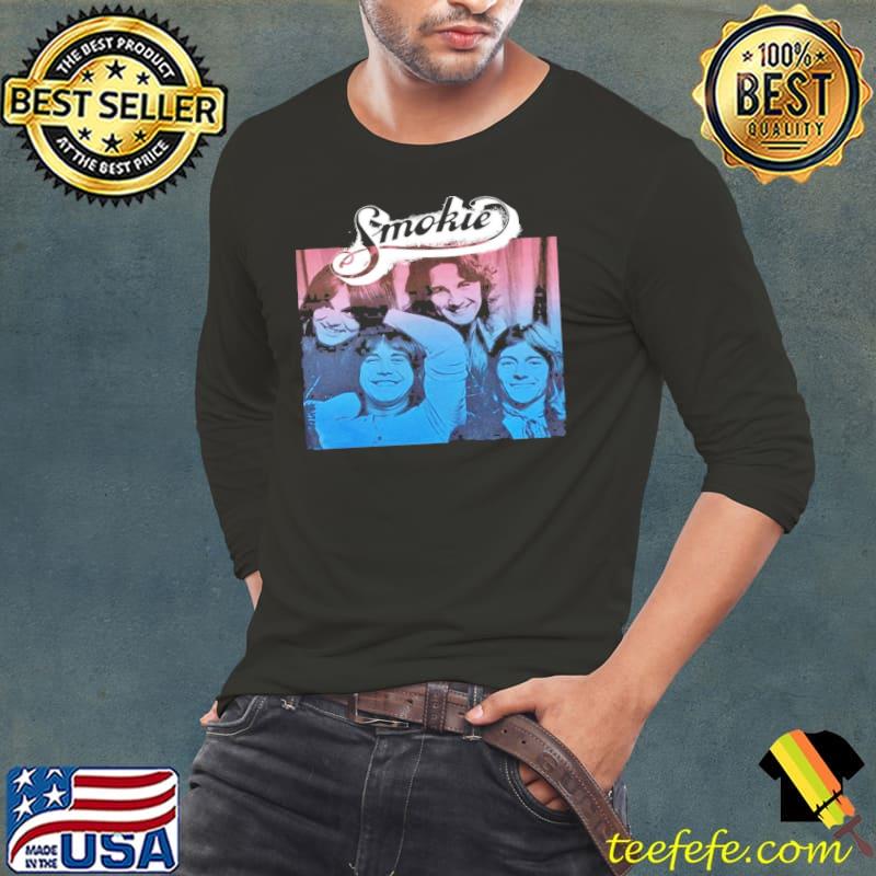 Smokie Graphic Music Shirt Long Sleeve Tee Smokie Graphic Music Shirt Long Sleeve Tee