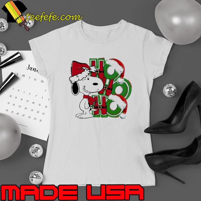 Snoopy santa hohoho merry christmas shirt