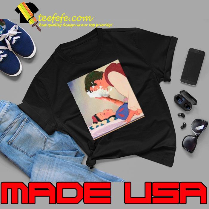 Snow white pie face parody shirt