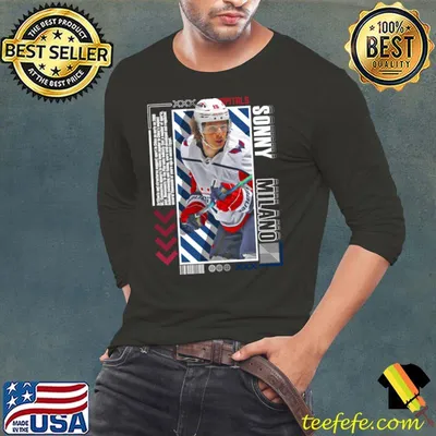 Sonny Milano American professional ice hockey left winger Capitals T-Shirt