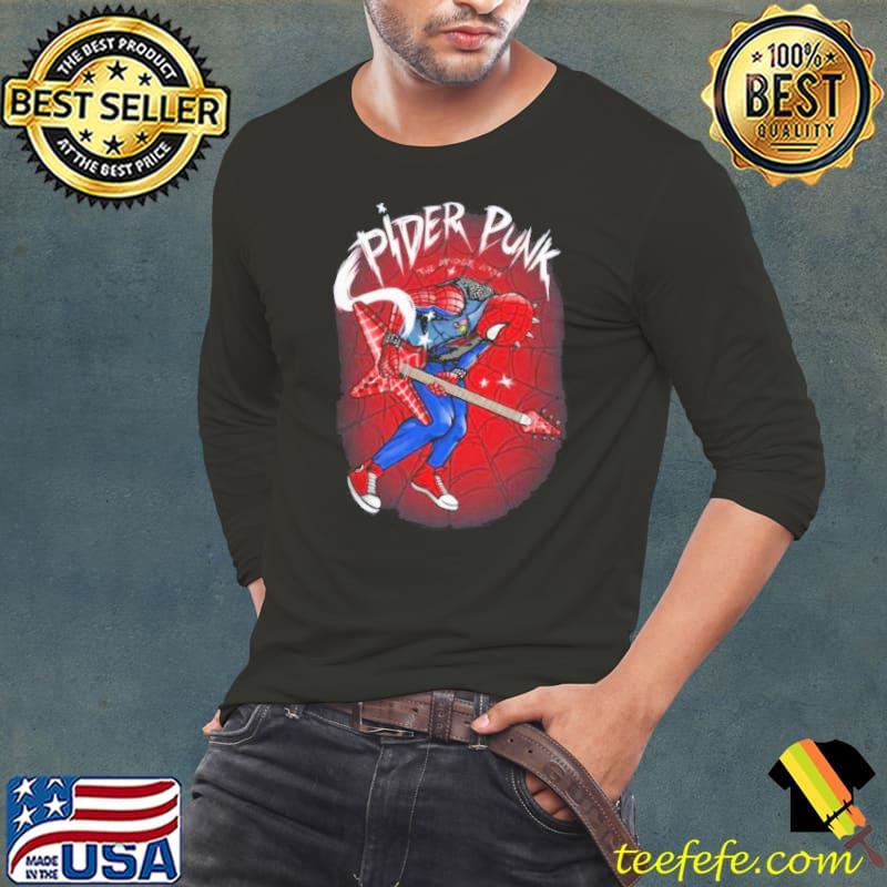 SPIDER PUNK Shirt Long Sleeve Tee SPIDER PUNK Shirt Long Sleeve Tee