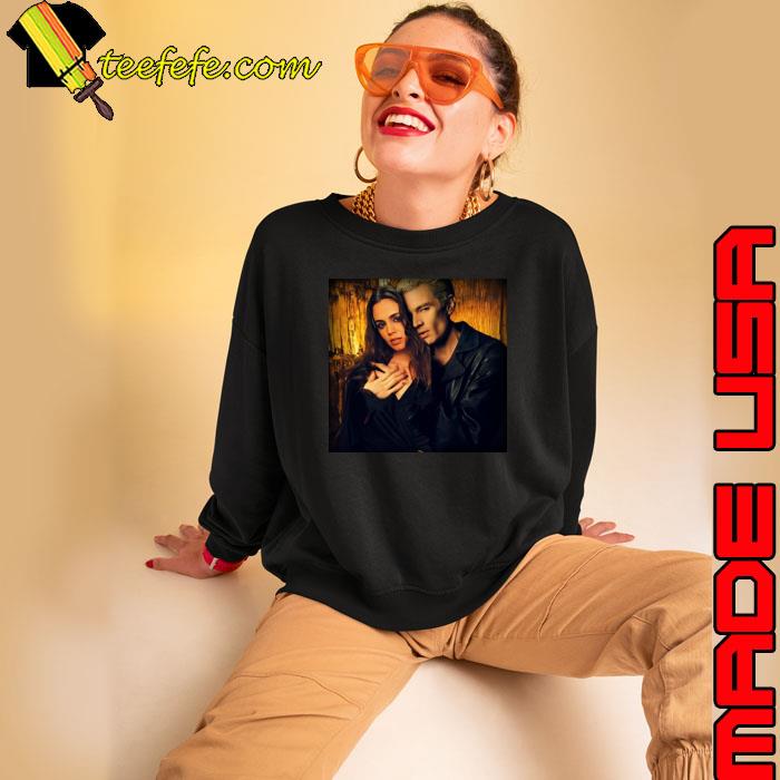 Spike And Faith Lehane Buffy The Vampire Slayer s Sweatshirt Spike And Faith Lehane Buffy The Vampire Slayer s Sweatshirt
