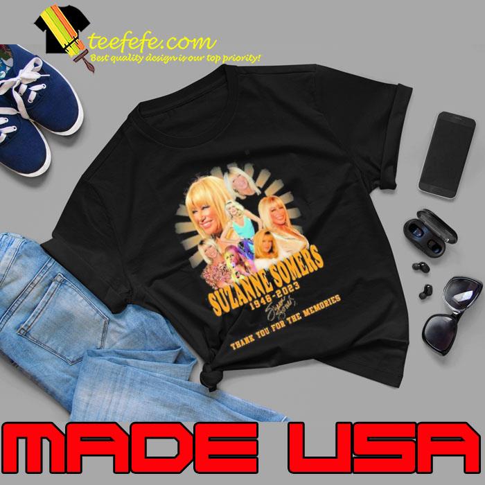Suzanne Somers 1946 – 2023 Thank You For The Memories Shirt Suzanne Somers 1946 – 2023 Thank You For The Memories Shirt