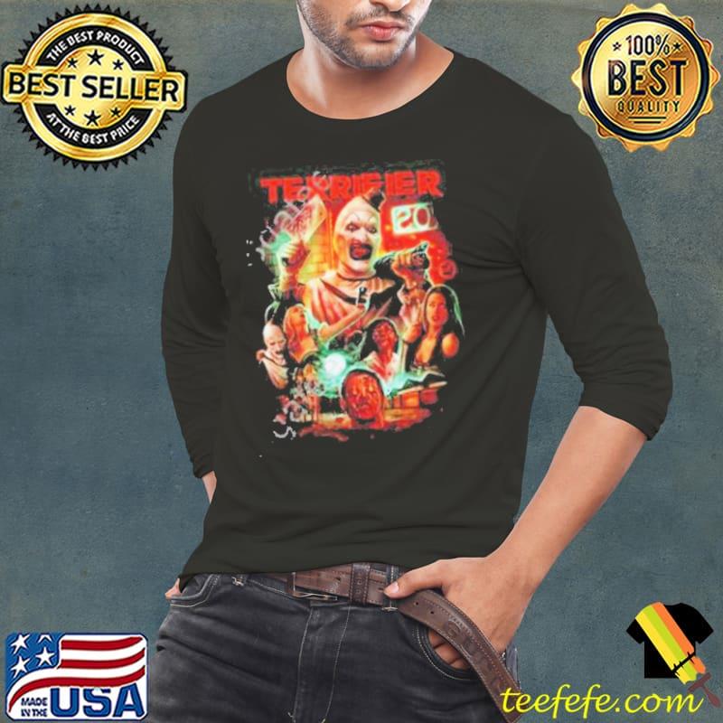 Terror Threads Merch Terrifier Man Of The Hour Shirt Long Sleeve Tee Terror Threads Merch Terrifier Man Of The Hour Shirt Long Sleeve Tee
