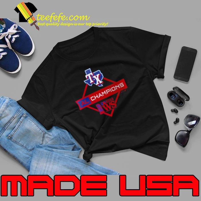 Texas Rangers 2023 American League Champions Diamond Icon Shirt Texas Rangers 2023 American League Champions Diamond Icon Shirt