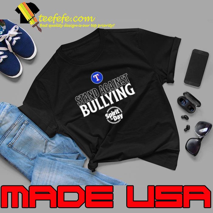 Official Texas Rangers Spirit day stand against bullying shirt