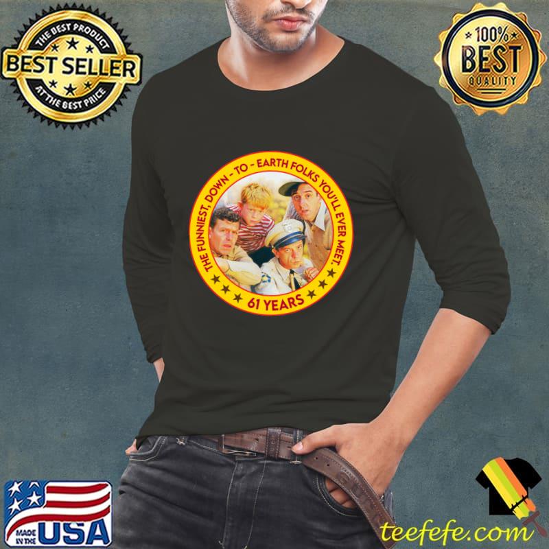 The andy griffith show memories logo 61 years T-Shirt Long Sleeve Tee The andy griffith show memories logo 61 years T-Shirt Long Sleeve Tee