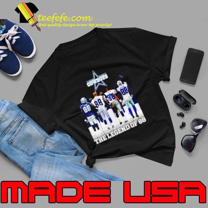 The Dallas Cowboys The Legend Of 88 Skyline Signaturesshirt