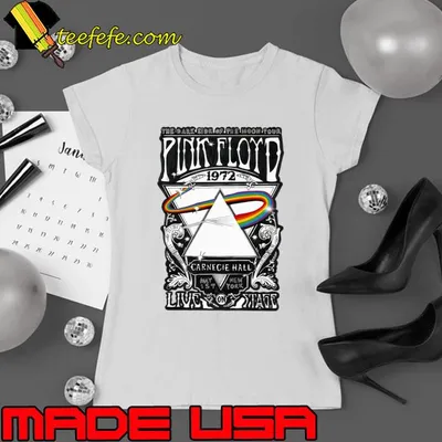 The Dark Side Floyd The Moon 1972 Live Stage Lgbt T-Shirt