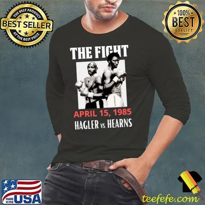 The Fight April 1985 Hagler vs Hearns T-Shirt