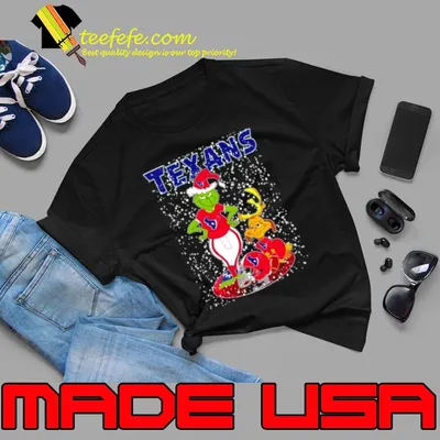 The Grinch Grinchxmas Christmas Houston Texans Shirt