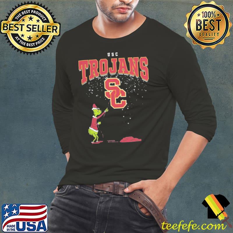 The grinch usc trojans southern California Christmas Football Shirt Long Sleeve Tee The grinch usc trojans southern California Christmas Football Shirt Long Sleeve Tee