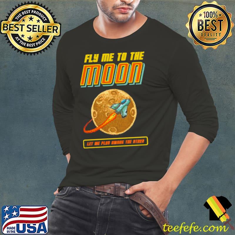 The Lover Fly Me To The Moon s Long Sleeve Tee The Lover Fly Me To The Moon s Long Sleeve Tee
