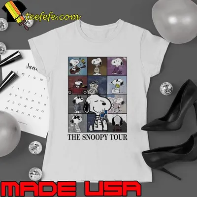 The snoopy tour 2023 shirt