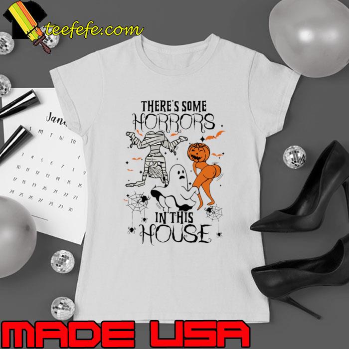 There's Some Horrors In This House Halloween Bats T-Shirt There's Some Horrors In This House Halloween Bats T-Shirt