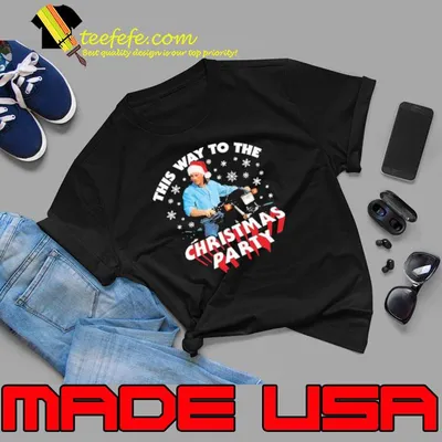 This Way To The Christmas Party Jean Motor shirt